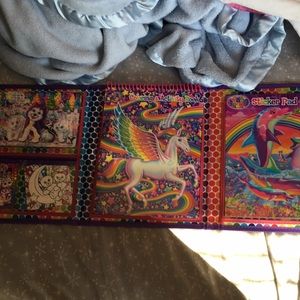 Lisa Frank trifold portfolio
